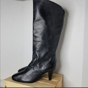 Rebecca Minkoff leather heeled boots